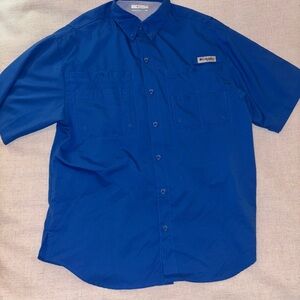 Columbia Men's Vibrant Blue Casual Shirt